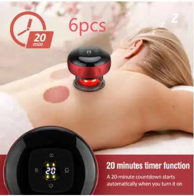 Electric Vacuum Cupping Massage Body Cups Anti-Cellulite Therapy Massager
