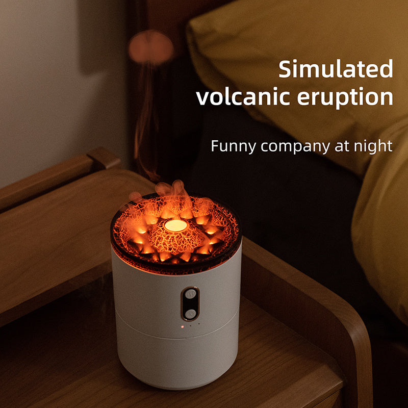 Volcanic Flame Aroma Essential Oil Diffuser USB Air Humidifier