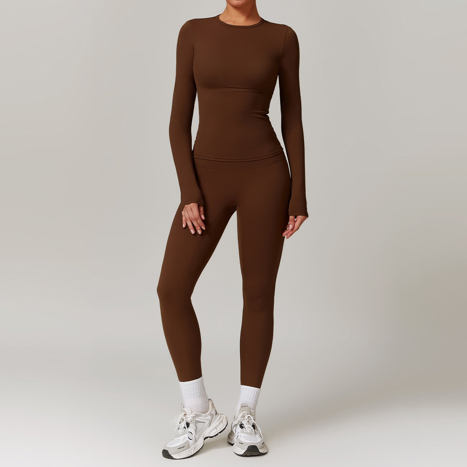 Tight-fitting Brushed Yoga Suit Quick-drying Fitness Clothes