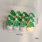 LED Electronic Candle Lights Christmas Trees Santa Claus Snowmen Creative Candles Small Night Lights Home Decorative Ornaments