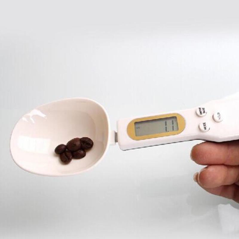 LCD Digitale Küchenwaage Elektronische Kochnahrungsmittelgewicht Messlöffel Gramm Kaffee Tee Zucker Löffelwaage Küchenwerkzeuge 