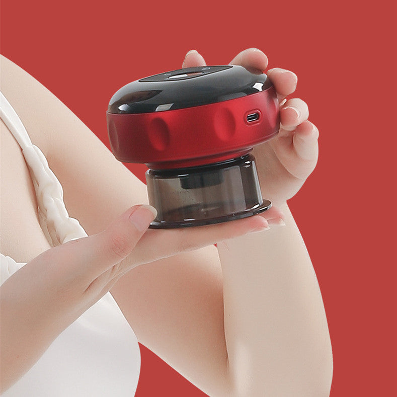Elektrisches Vakuum-Schröpfmassage-Körper-Cups Anti-Cellulite-Therapie-Massagegerät für den Körper Elektrisches Guasha-Schaben Fettverbrennung Abnehmen