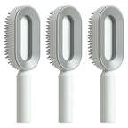 Self Cleaning Hair Brush For Women One-key Cleaning Hair Loss