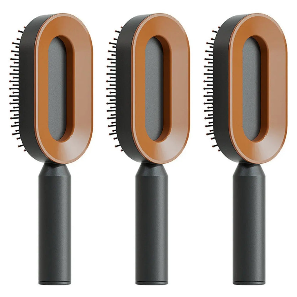 Self Cleaning Hair Brush For Women One-key Cleaning Hair Loss