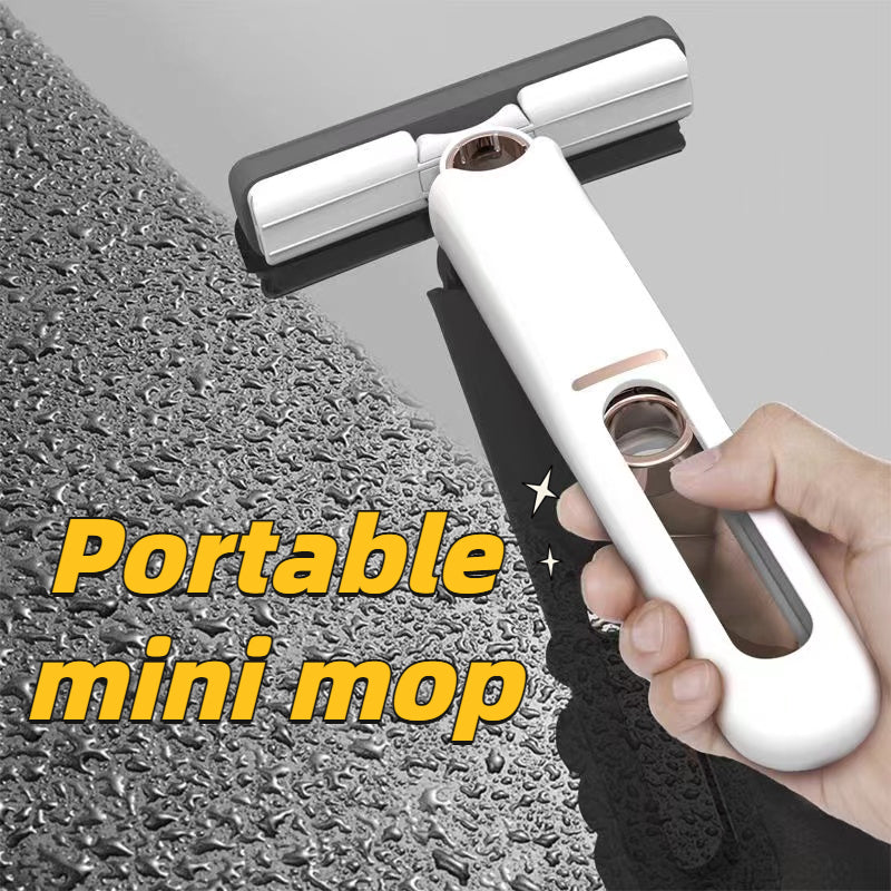 New Portable Squeeze Mini Mop, Lazy Hand Wash- Cleaning Mop Home Cleaning Tools