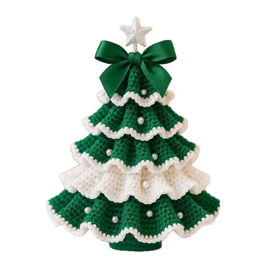 Crochet Christmas Tree Decoration DIY Material Package