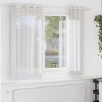 Voile Curtains with Eyelets, 2 pcs.