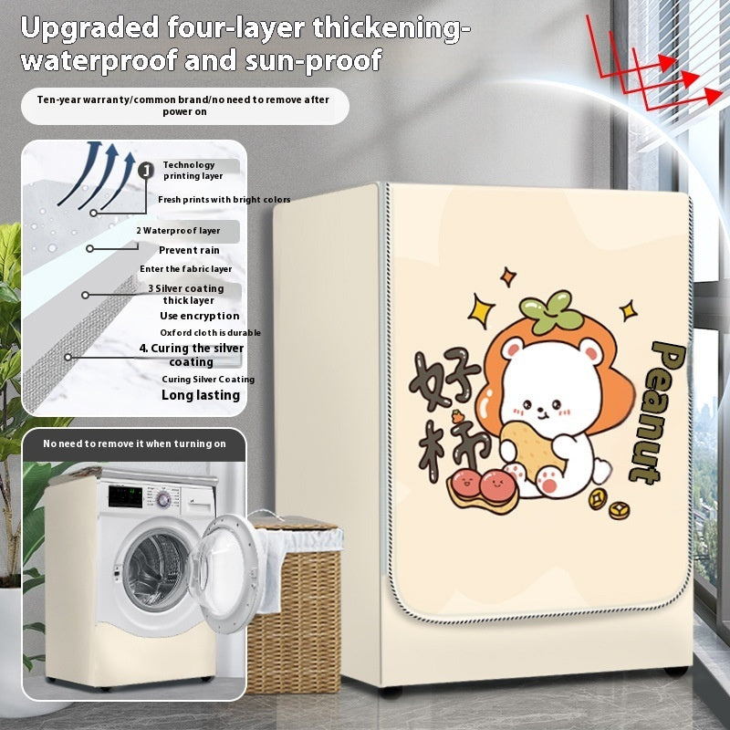 Dryer Cover Balcony Dustproof Thermal Shroud Universal Cover Cloth