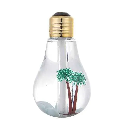 Mini Creative USB Night Light Atomizer Silent Colorful Bulb Humidifier