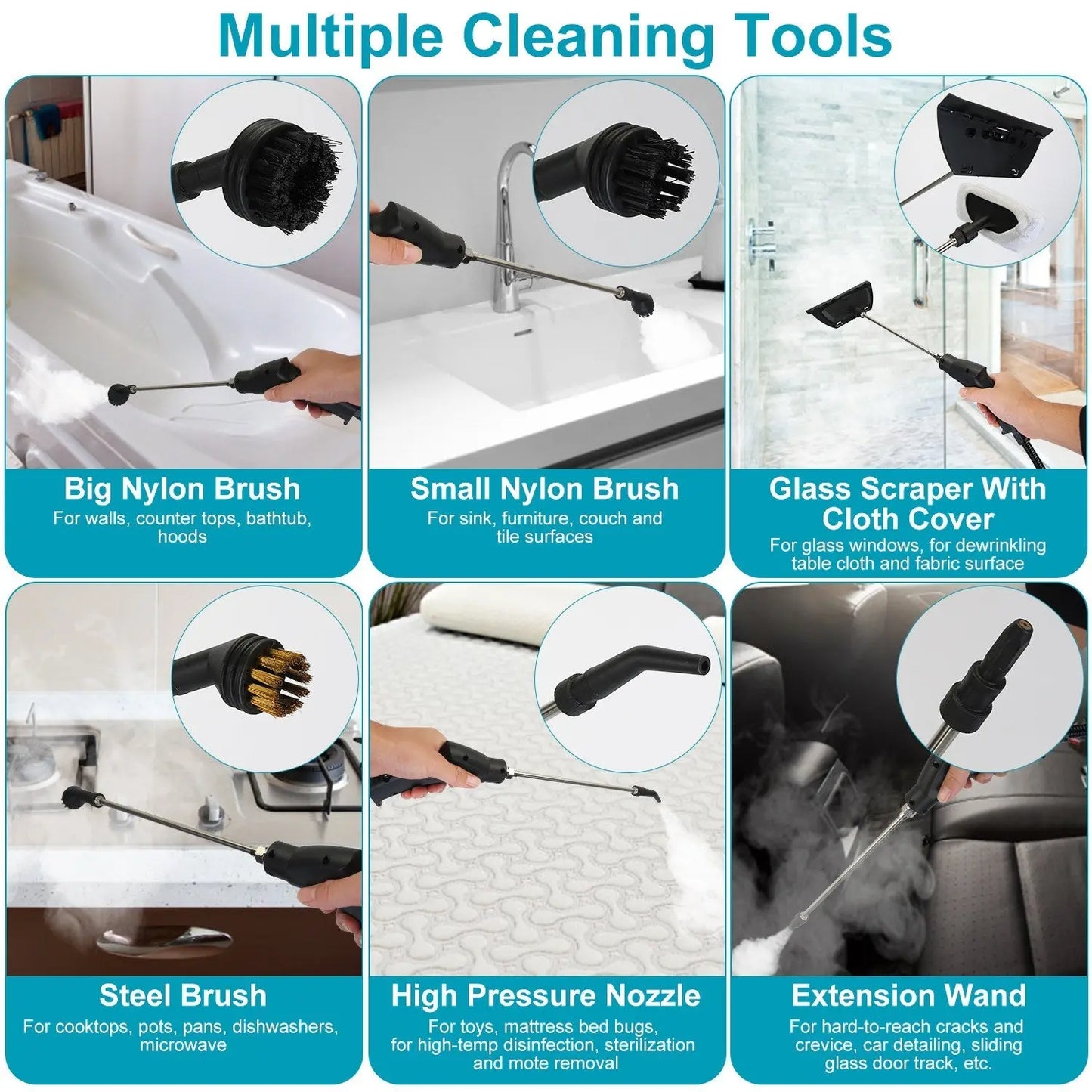 Handheld Steamer Multifunctional Couch and Mattress Cleaner