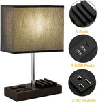 Multi-Functional USB Table Lamp with Charging Ports & Phone Stand