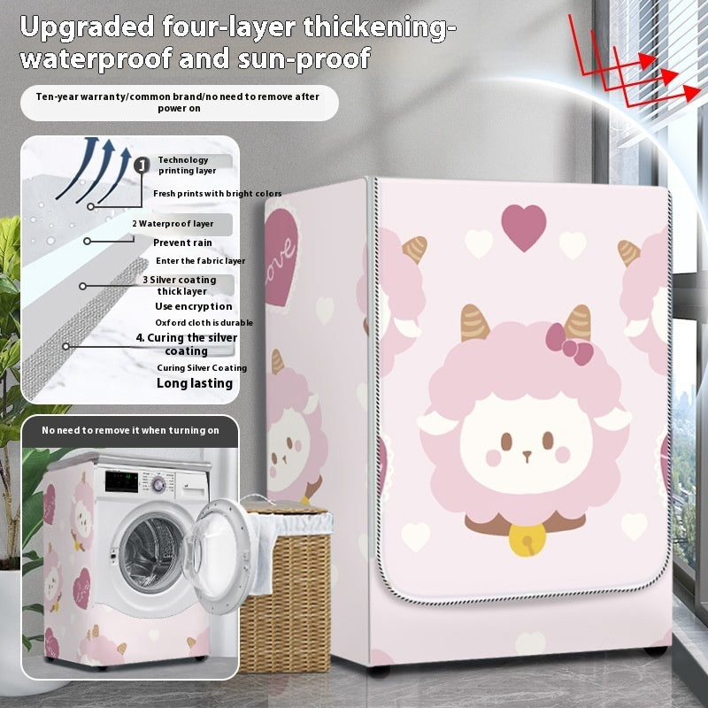 Dryer Cover Balcony Dustproof Thermal Shroud Universal Cover Cloth