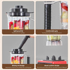 9500W Powerful Blender Mixer Juicer Smoothie Maker Table Blenders 3in1 Container Food Processor Blender Mixer for Ice Nut Fruit