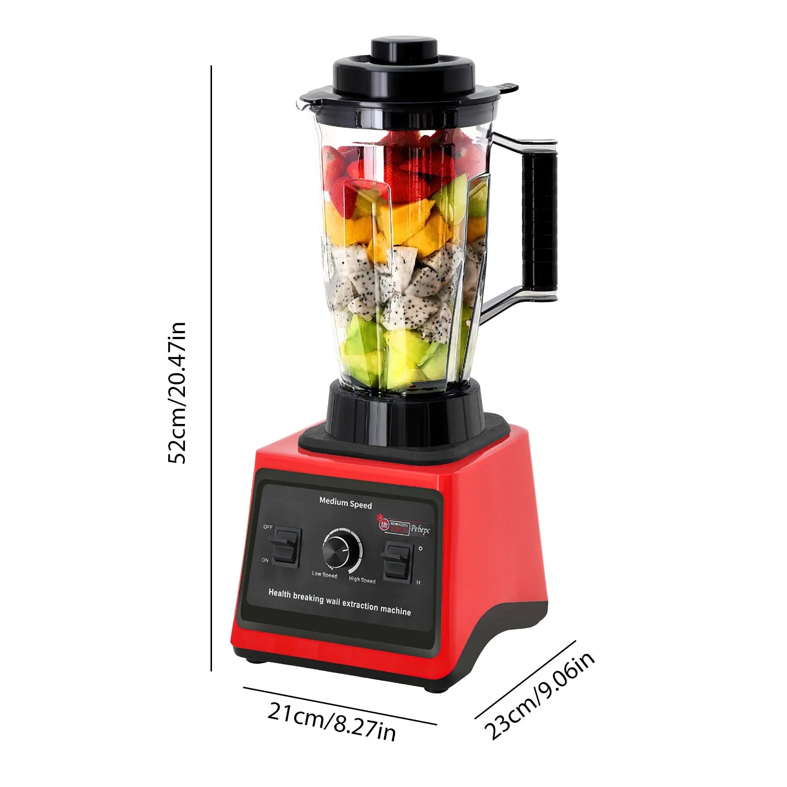9500W Powerful Blender Mixer Juicer Smoothie Maker Table Blenders 3in1 Container Food Processor Blender Mixer for Ice Nut Fruit