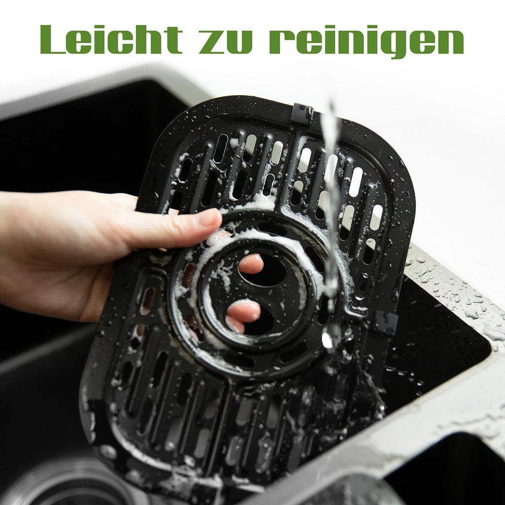 Air Fryers 9L Dual Basket Oven Oilless Cooker with LED Touch Control,Visible Window,10-In-1 Multifunction,Family Smart Air Fryer