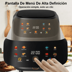 2400W 8L Air Fryer, Oil-Free Electric Cooking With LED Display, 8 Modes, Non-Stick Surface, Ideal For Fries, Chicken, Meat, Fish
