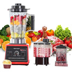 9500W Powerful Blender Mixer Juicer Smoothie Maker Table Blenders 3in1 Container Food Processor Blender Mixer for Ice Nut Fruit