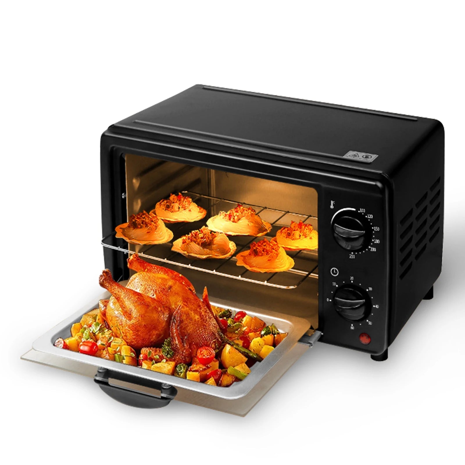 13L Oven Baking Multi-Functional Household Air Fryer & Mini Oven 700W