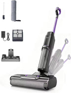 Redkey W15 Cordless Vacuum Cleaner, Wet & Dry, 35-Min Runtime, Self-Cleaning, Dual Water Tank,Self-Cleaning,Smart Dirt Detection