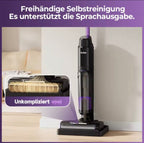 Redkey W15 Cordless Vacuum Cleaner, Wet & Dry, 35-Min Runtime, Self-Cleaning, Dual Water Tank,Self-Cleaning,Smart Dirt Detection