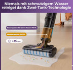 Redkey W15 Cordless Vacuum Cleaner, Wet & Dry, 35-Min Runtime, Self-Cleaning, Dual Water Tank,Self-Cleaning,Smart Dirt Detection