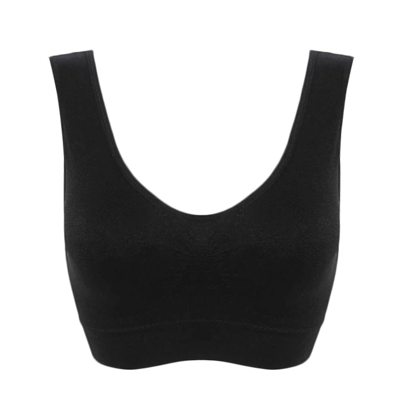 Plus Size Bras for Women Seamless Bra With Pads to 4XL 5XL Bralette Push Up Brassiere Vest Wireless Active Fashion Underwear - Motionshop