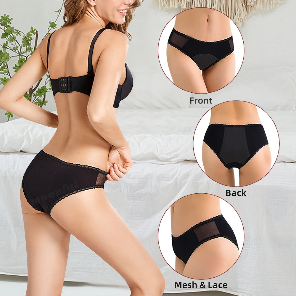 Leakproof 4-Layers Period Panties – Breathable & Anti-Bacterial | Motionshop - Motionshop