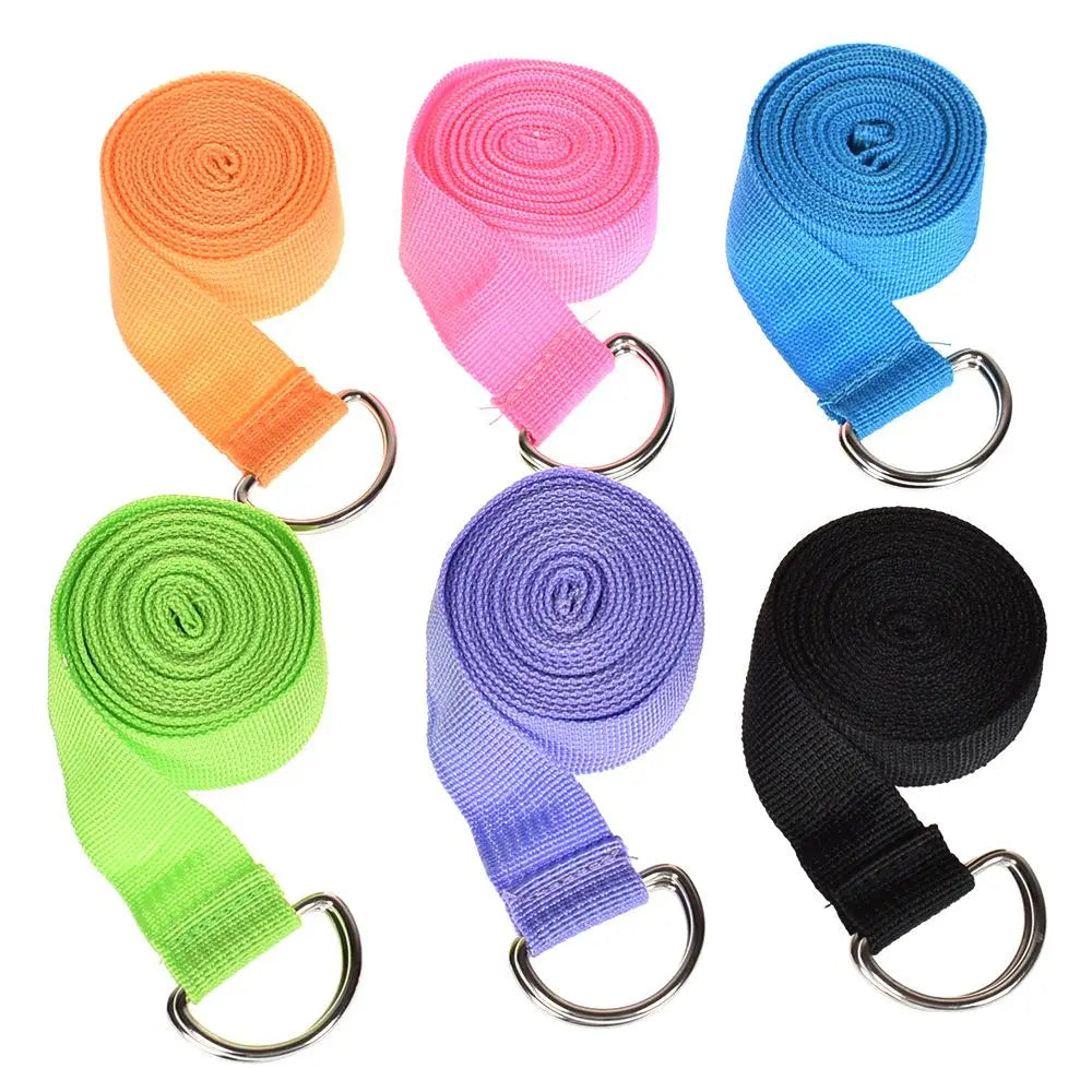 180 cm langer mehrfarbiger Yoga-Stretchgurt