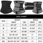 Neoprene Sauna Waist Trainer Corset Sweat Belt for Women Weight Loss Compression Trimmer Workout Fitness