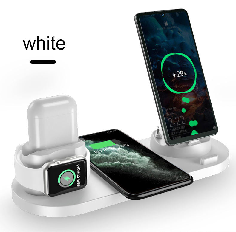 6-in-1-Drahtlose Desktop-Ladestation