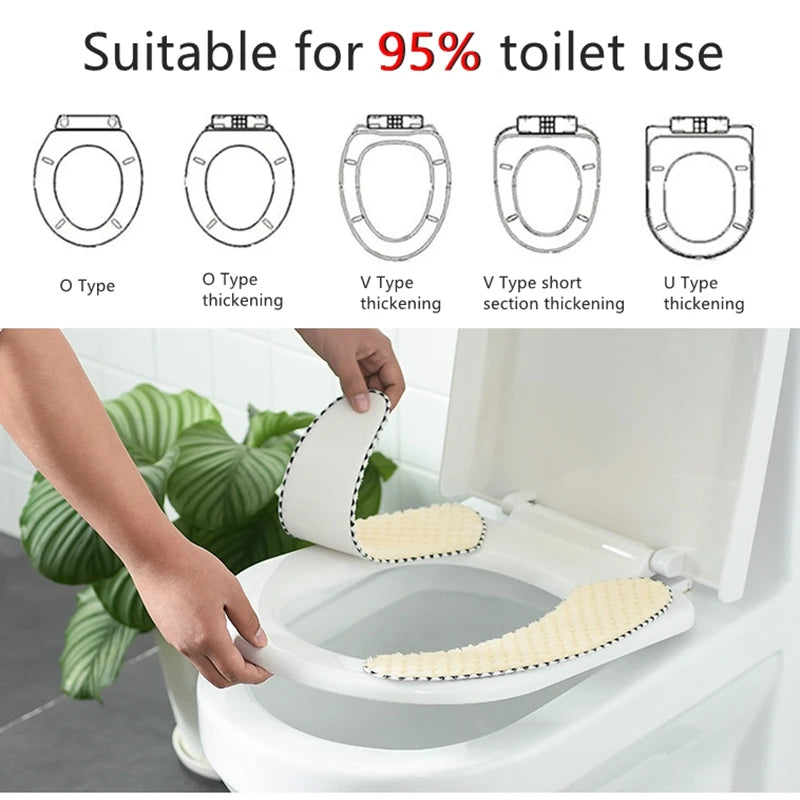 Universelle Winter-Toilettensitzbezüge