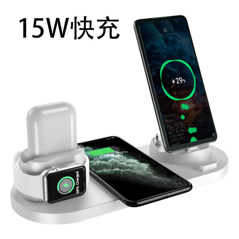 6-in-1-Drahtlose Desktop-Ladestation