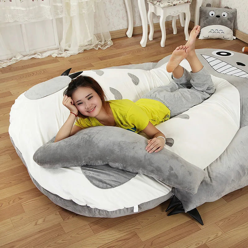 Large Lazy Sofa Floor Mattress for Living Room Resting Beanbag - Motionshop