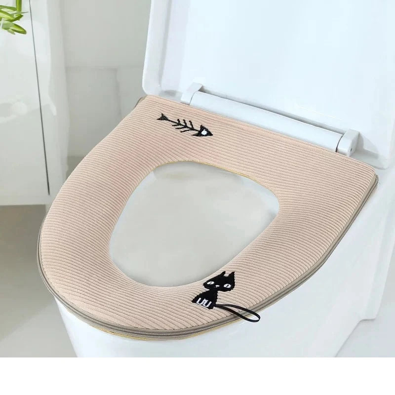 Universelle Winter-Toilettensitzbezüge