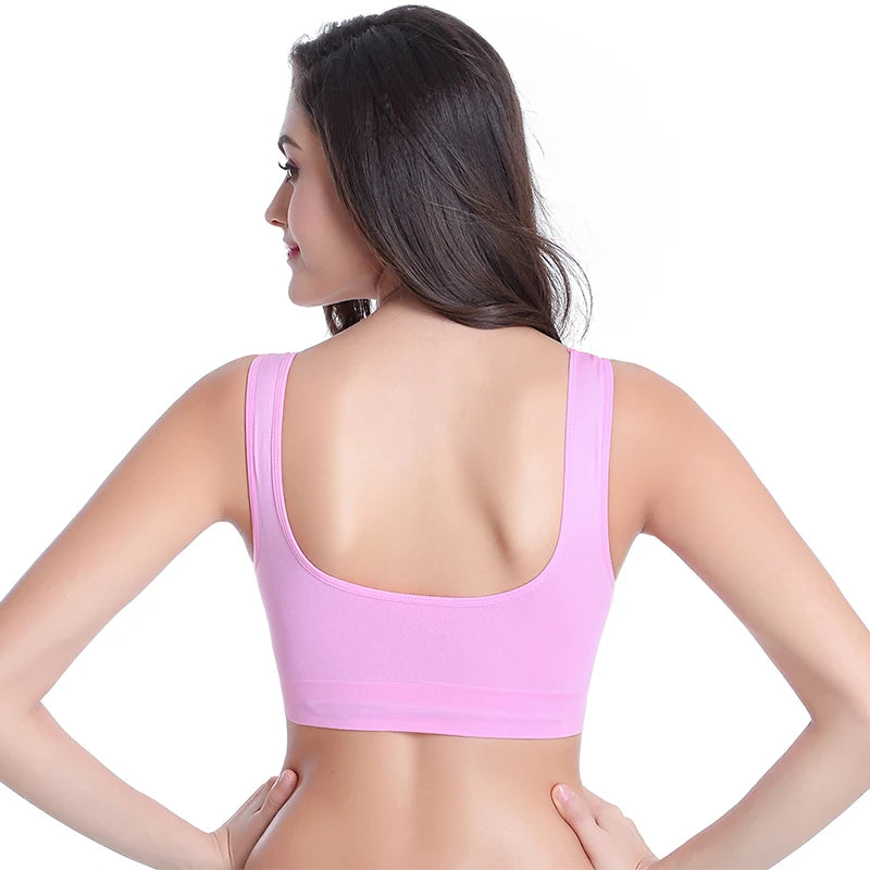 Plus Size Bras for Women Seamless Bra With Pads to 4XL 5XL Bralette Push Up Brassiere Vest Wireless Active Fashion Underwear - Motionshop