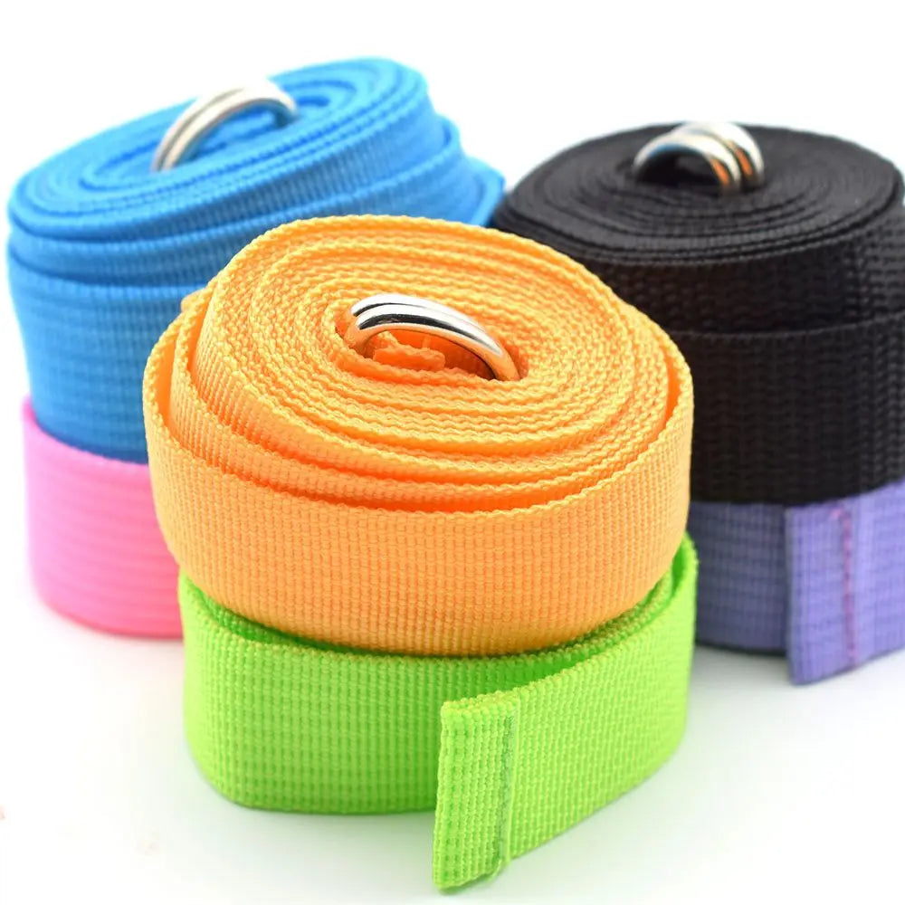 180 cm langer mehrfarbiger Yoga-Stretchgurt
