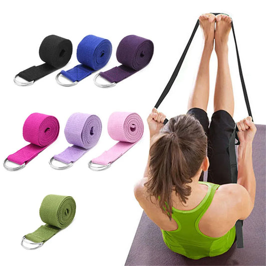 180 cm langer mehrfarbiger Yoga-Stretchgurt