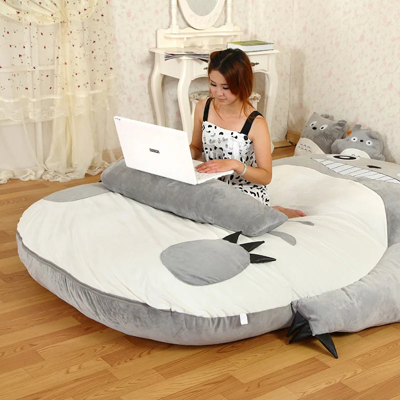 Large Lazy Sofa Floor Mattress for Living Room Resting Beanbag - Motionshop