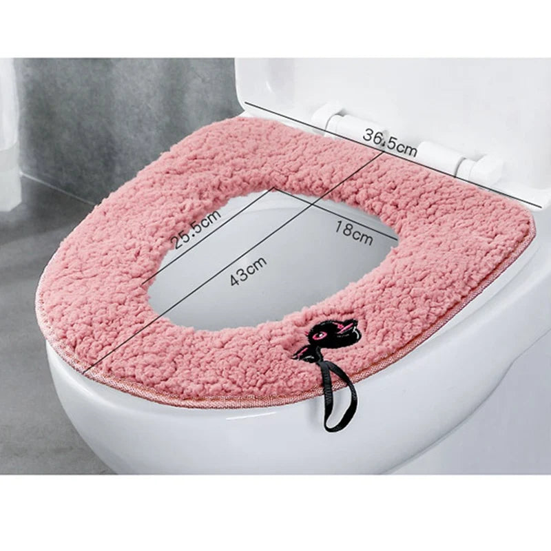 Universelle Winter-Toilettensitzbezüge