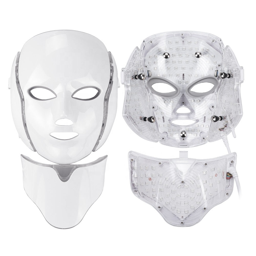 LumaSkin™ LED Face Mask With Neck Skin Rejuvenation - Motionshop