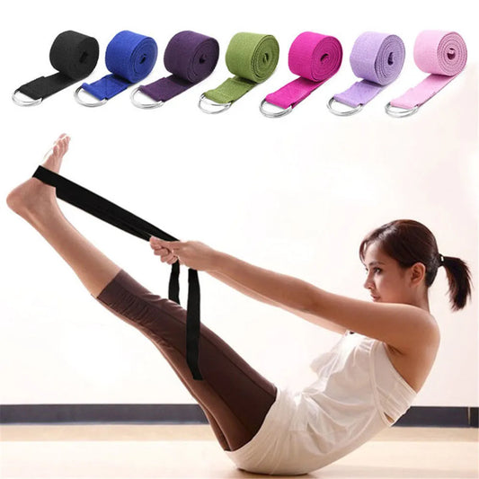 180 cm langer mehrfarbiger Yoga-Stretchgurt