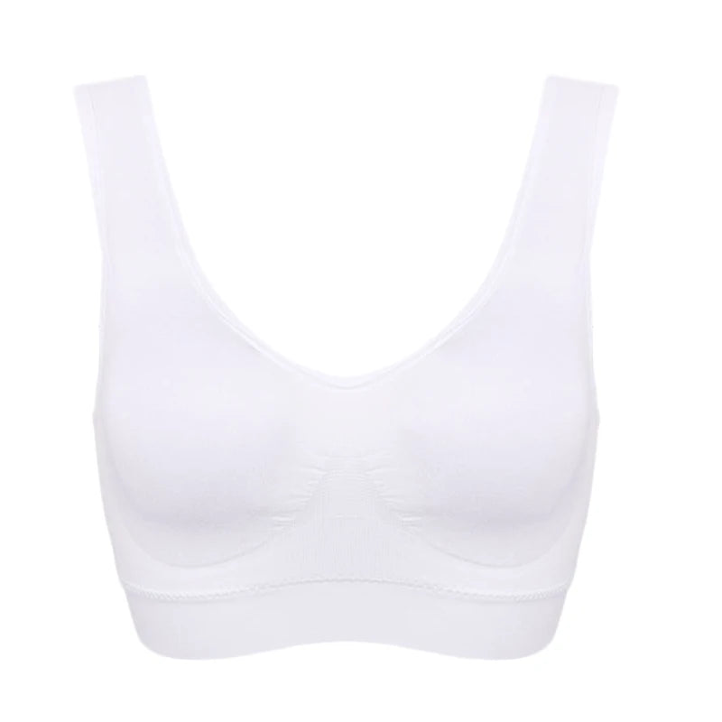 Plus Size Bras for Women Seamless Bra With Pads to 4XL 5XL Bralette Push Up Brassiere Vest Wireless Active Fashion Underwear - Motionshop