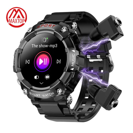 2-in-1-Smartwatch T69 mit Bluetooth-Ohrhörern