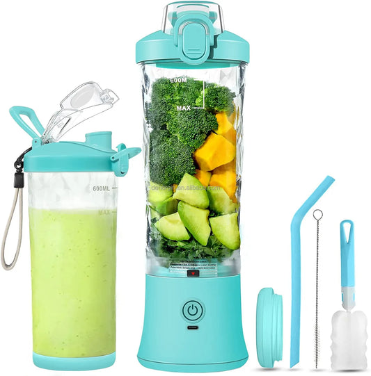 600ml Sports Juicer Blender Protein Shaker Electric Portable Blender - Motionshop