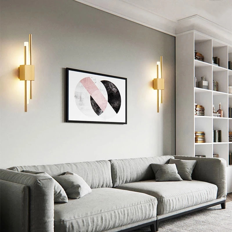 Moderne minimalistische LED-Wandleuchte