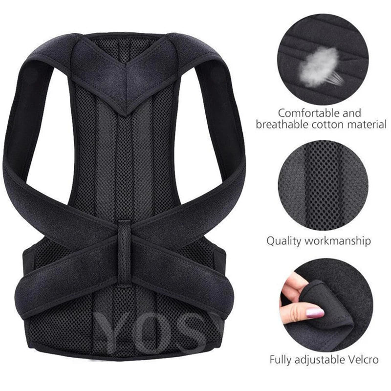 Posture Corrector Back Posture Brace Clavicle Support - Motionshop