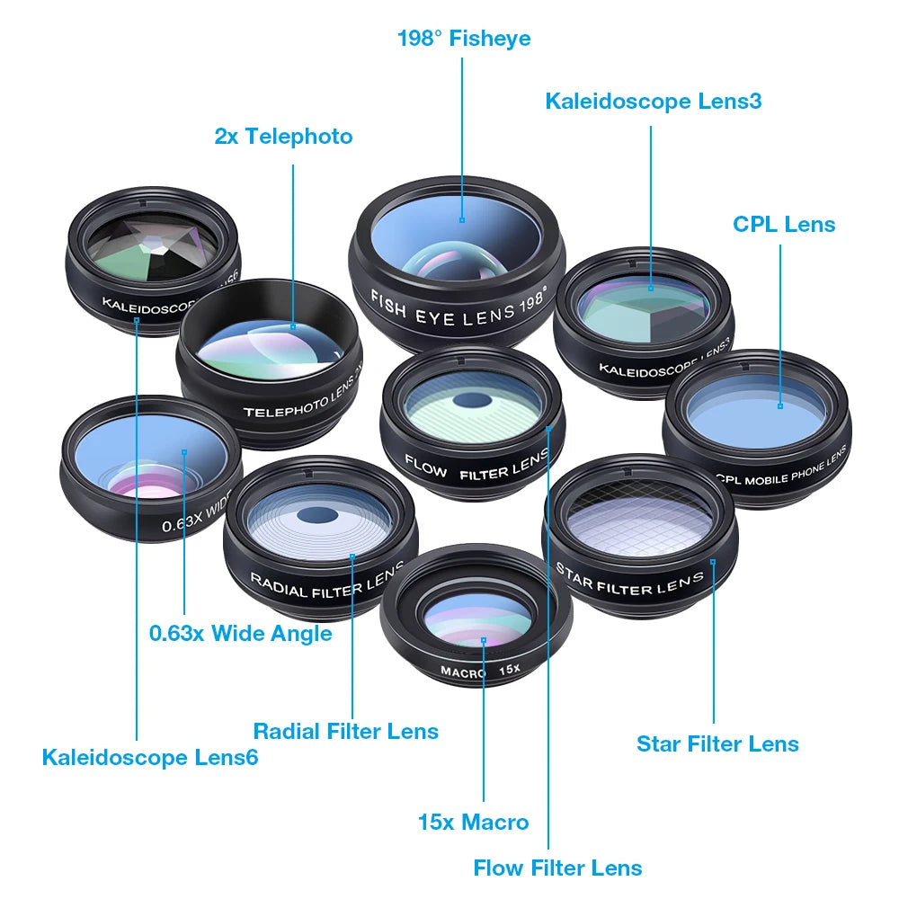 SnapPro Lens Kit – Wide Angle &amp; Macro for Smartphones | Motionshop - Motionshop