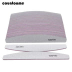 10Pcs 100/180 UV Nail File Sanding Polishing Buffer Block