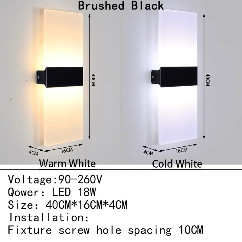 Mini-LED-Acryl-Wandleuchte AC90-260V