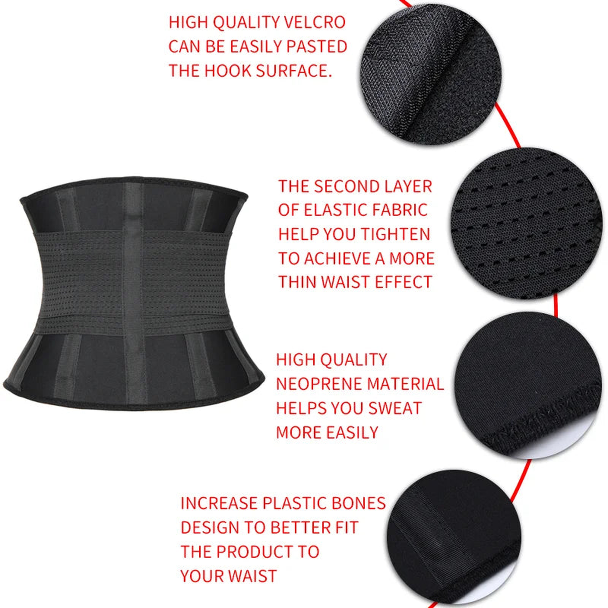 Waist Trainer Trimmer Fitness Corset Tummy Control Shapewear Stomach Trainers - Motionshop